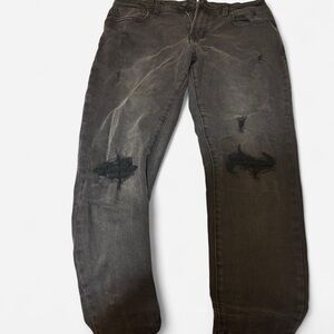 Aeropostale Men's Distressed Gray Jeans